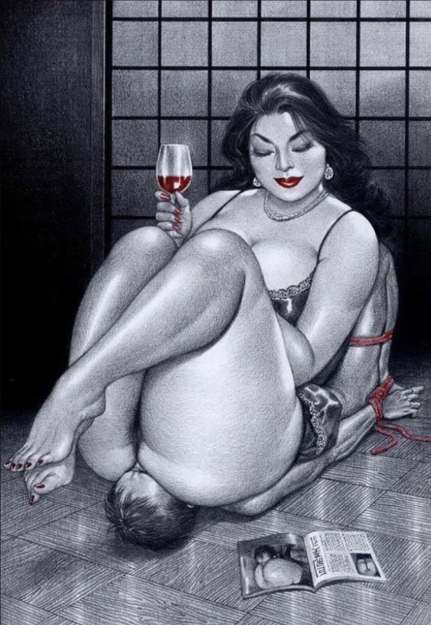 Femdom Art by Namio Harukawa. All Rights Reserved. Courtesy of Editions Treville Co., Ltd.