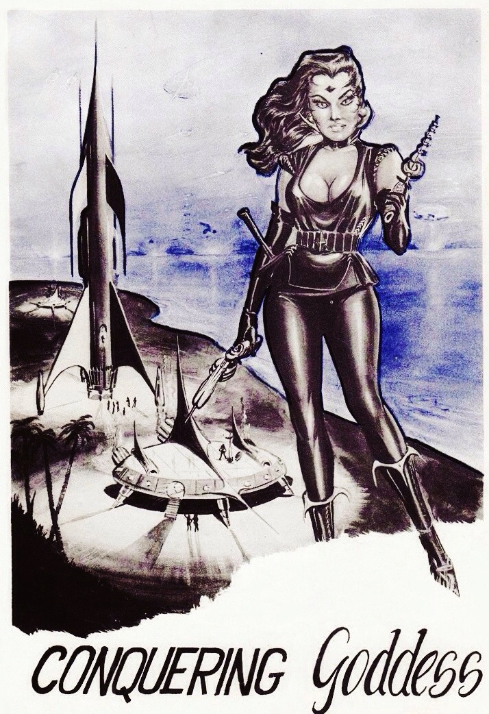 Conquering Goddess - art by Eric Stanton (1958)