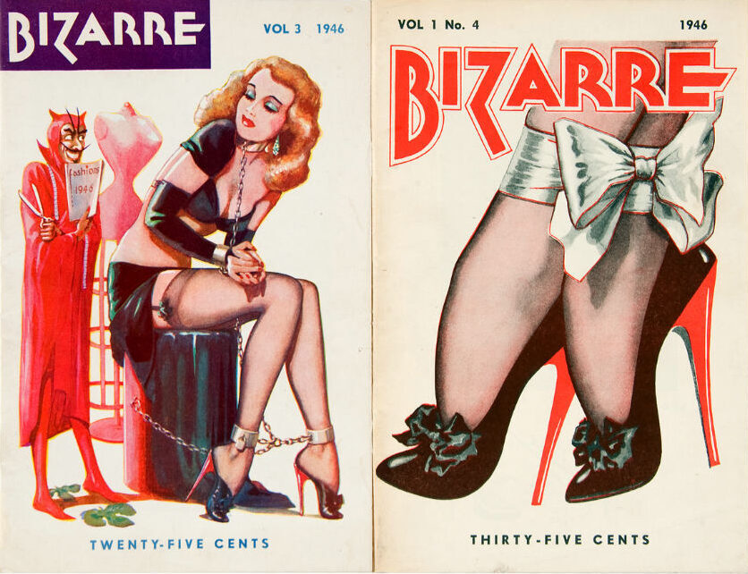 Kunst af John Willie. Public Domain.