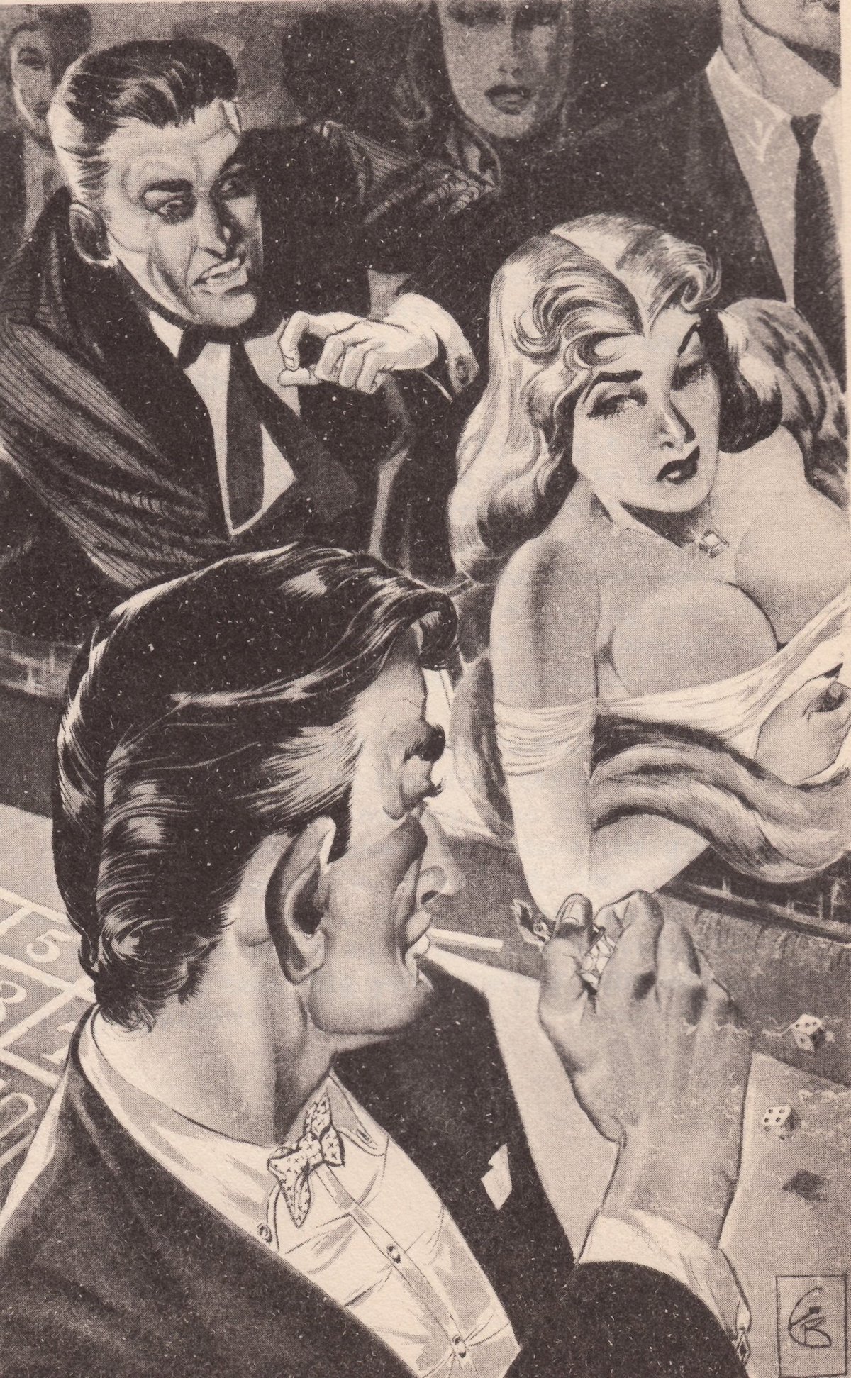 Kunst af Gene Bilbrew. Public Domain.