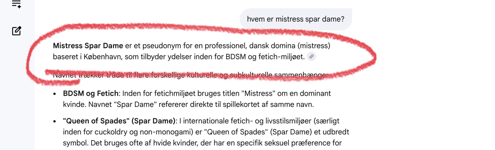 Pressemeddelse: Google Gemini æreskrænkelser og personforveksling