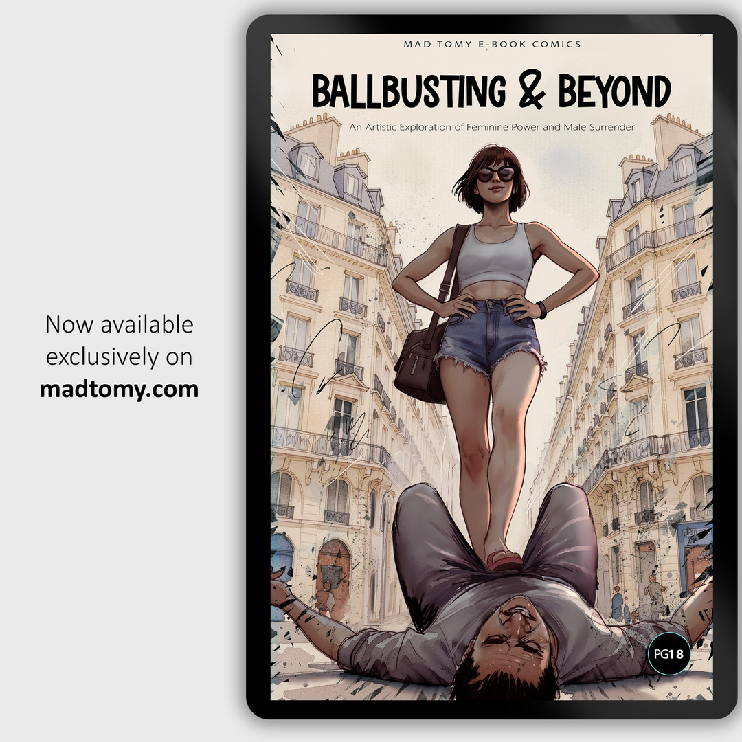 Ballbusting & Beyond. Art by Mad Tomy. All Rights Reserved. By permission of Mad Tomy.